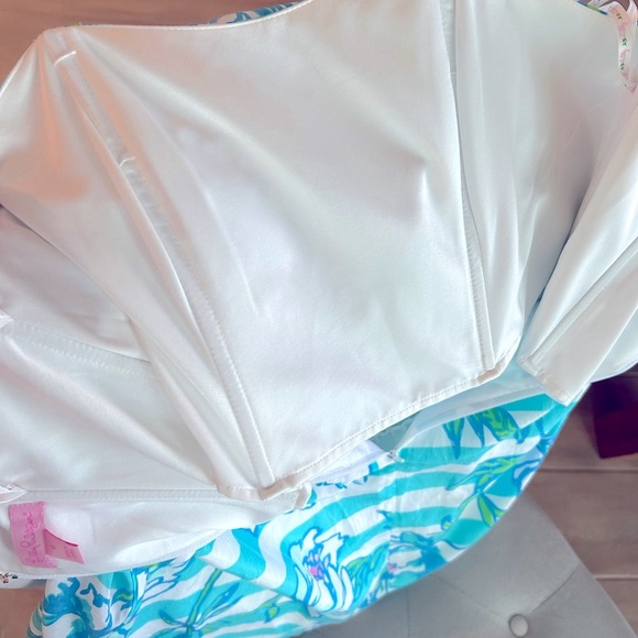 Lilly Pulitzer Dress “Shorely Blue Tossing The Line” SZ 0 - Picture 8 of 11